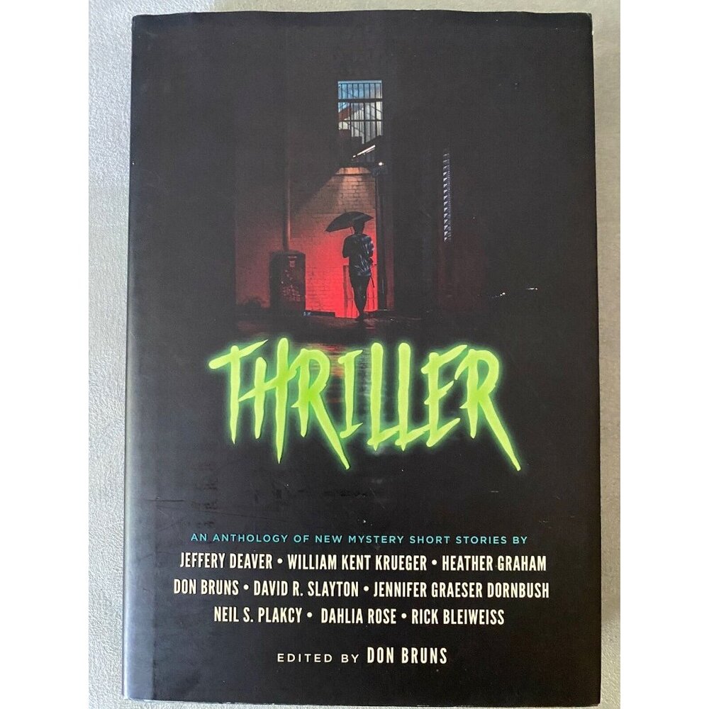 Thriller Anthology New Mystery Short Stories Don Bruns Hardcover Jeffery Deaver